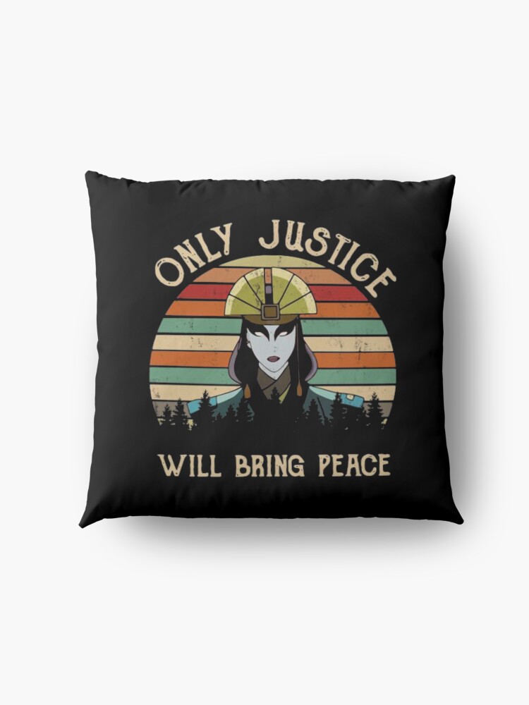 Alternate view of AVATAR KYOSHI - ONLY JUSTICE WILL BRING PEACE Floor Pillow