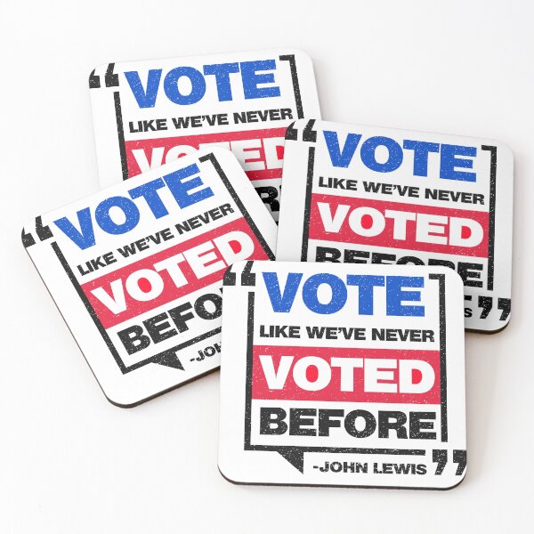 Item preview, Vote Like We've Never Voted Before John Lewis - ver 2 designed and sold by DzineMon.