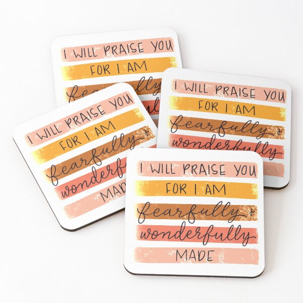 Item preview, Fearfully and wonderfully made bible verse designed and sold by emilyo15rourke.