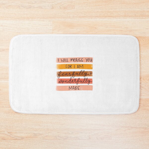 Item preview, Fearfully and wonderfully made bible verse designed and sold by emilyo15rourke.