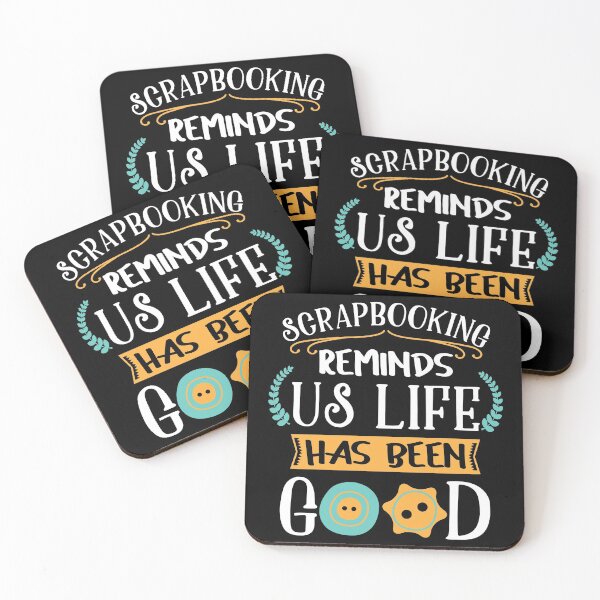 Item preview, Scrapbooking Reminds Us Life Has Been Good | Scrapbook Lover designed and sold by Dancing Dolphin Crafts.