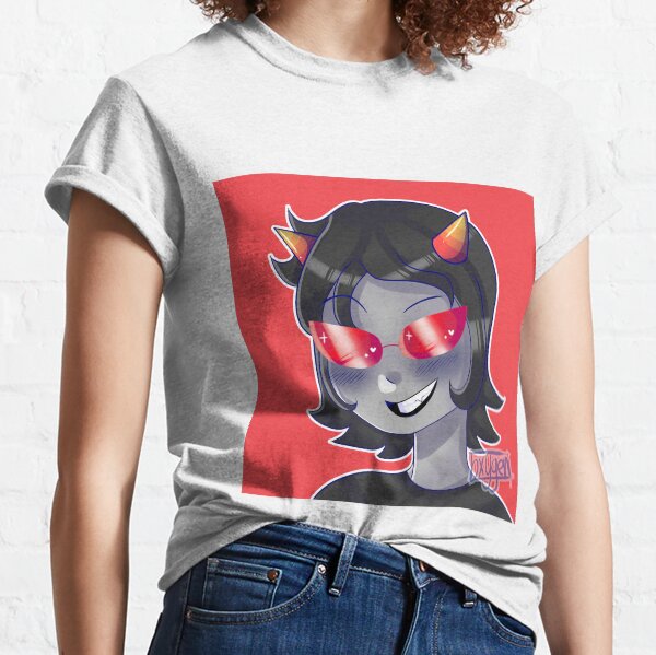 Terezi Pyrope Headshot Drawing Classic T-Shirt