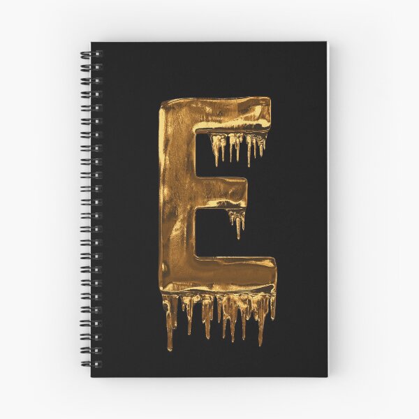 Item preview, Copy of Copy of Gold Drip On Black Alphabet Letter E designed and sold by MPowerTeez.