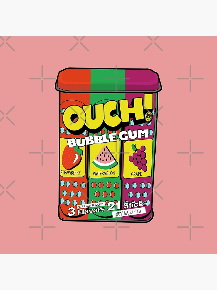 Ouch Bubble Gum  Photographic Print for Sale by Nostalgia-Trip