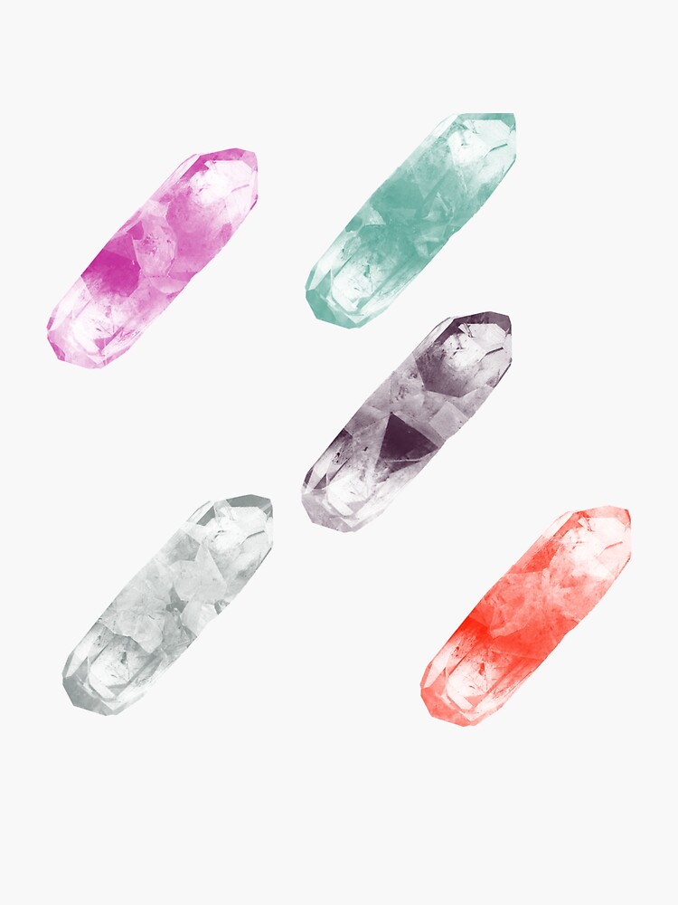 Thumbnail 3 of 3, Sticker, Gems designed and sold by racer0220.