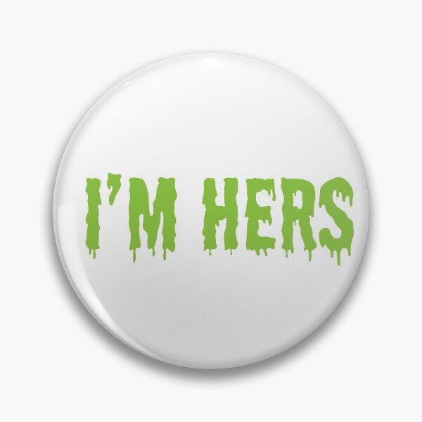 Item preview, I'm Hers couples slime font designed and sold by willowbb.