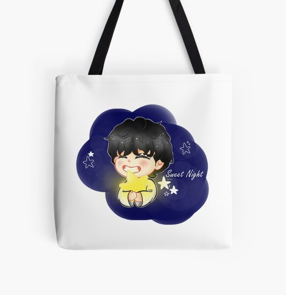 Heart Selca J Hope Reusable Household Tote Bags Storage Bags Boys