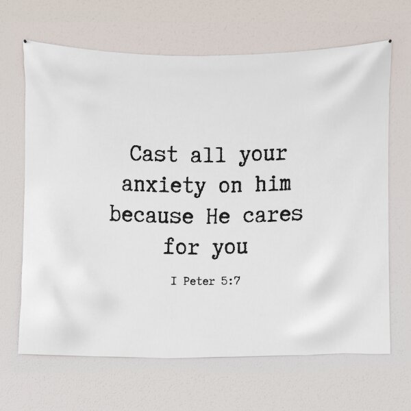 Item preview, Cast your anxiety on him because He cares for you designed and sold by corbrand.