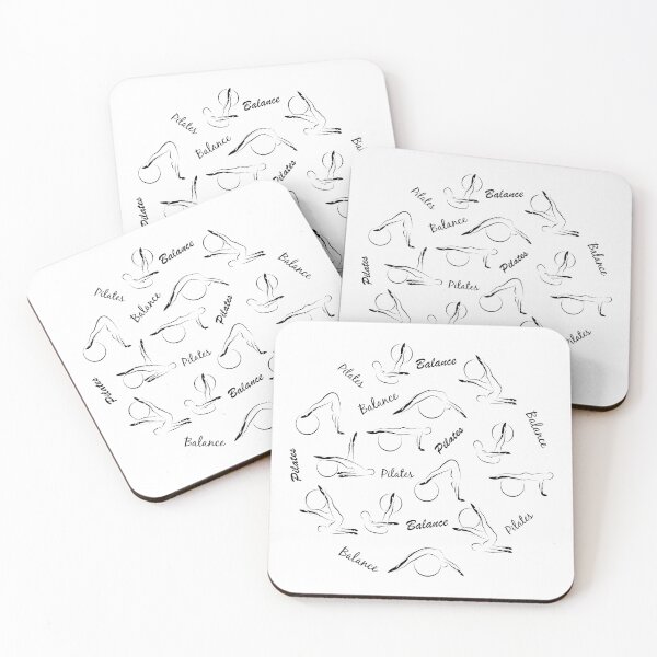 Item preview, Pilates Poses in form of a circle designed and sold by sashica.