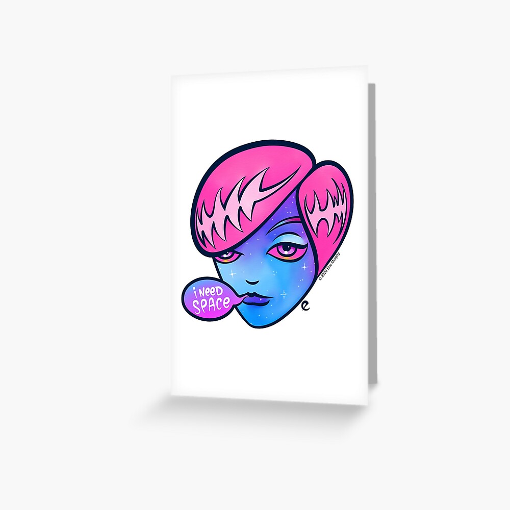 Item preview, Greeting Card designed and sold by sadmachine.