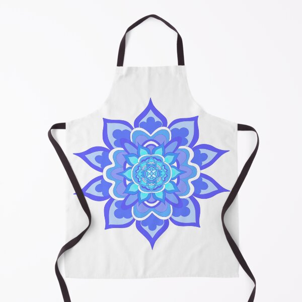 Item preview, Blue Floral Mandala designed and sold by Orchyd.