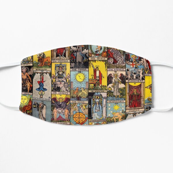 The Major Arcana of Tarot Flat Mask