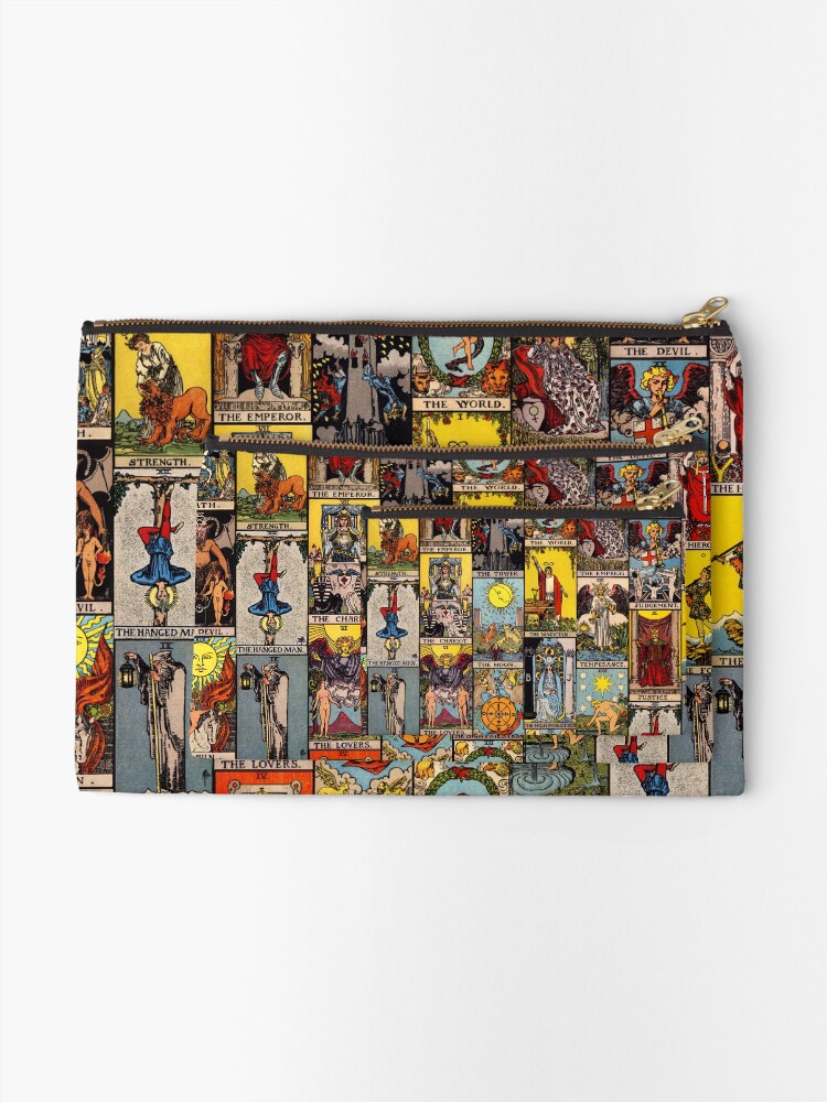 Alternate view of The Major Arcana of Tarot Zipper Pouch