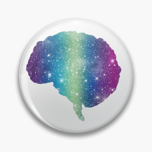 Item preview, Rainbow brain designed and sold by NeuroNotes.
