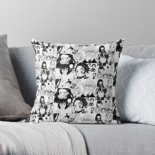 Demon Slayer (collage de manga) Coussin