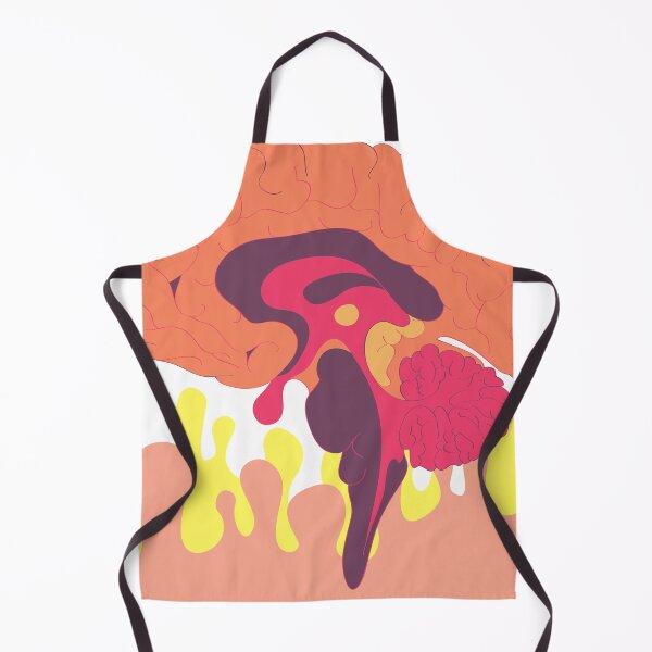Item preview, Illustrated Brain painting Home decor designed and sold by More than Myriad.