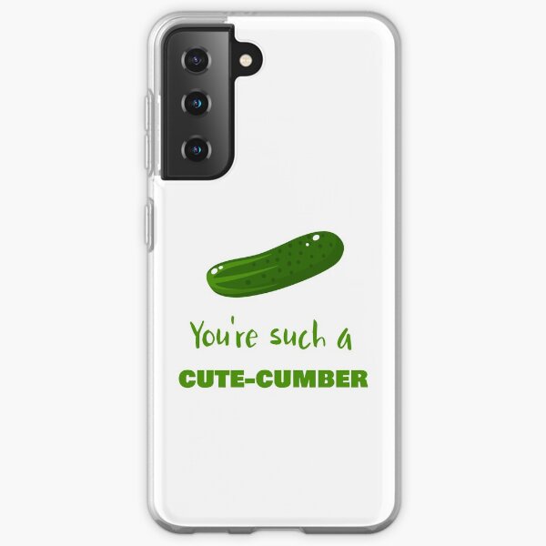 You're Such a Cute-Cumber Samsung Galaxy Soft Case