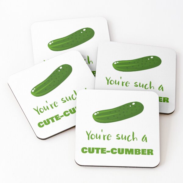 Item preview, You're Such a Cute-Cumber designed and sold by Sweevy Swag.