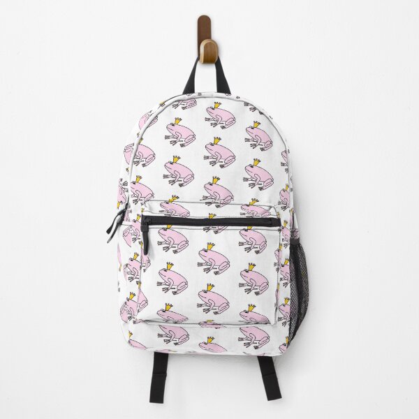 Item preview, Pink Frog Wearing Crown on a transparent background designed and sold by ellenhenry.