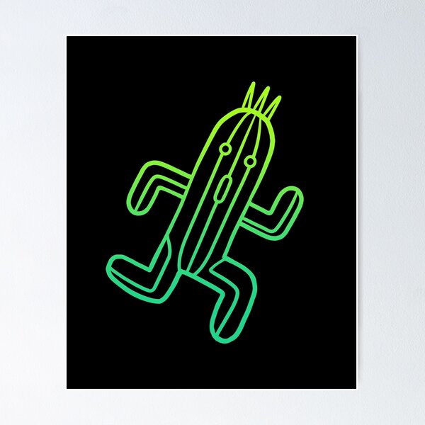 Item preview, Final Fantasy - Cactuar designed and sold by RikDrawsThings.