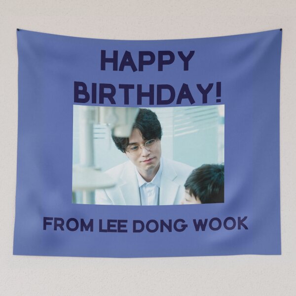 Item preview, Happy Birthday From Lee Dong Wook designed and sold by kpopkdramamerch.