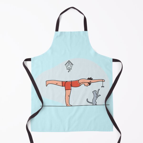 Item preview, YOGA WITH CAT Standing Stick designed and sold by Trio's Stuff.