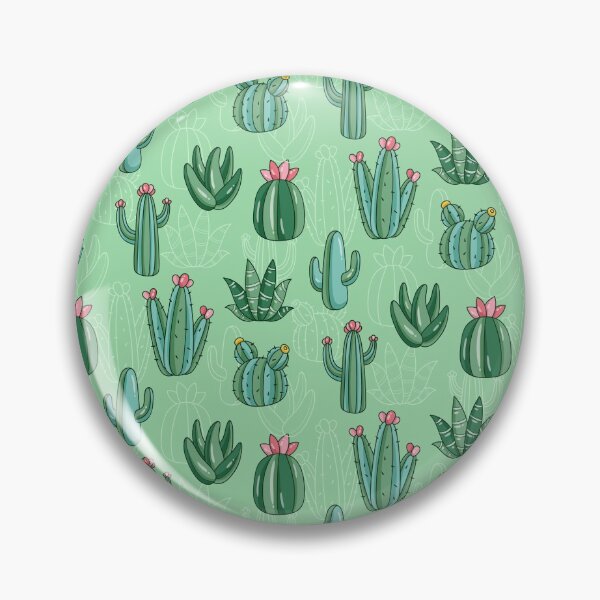 Item preview, Cartoon Cactus Pattern designed and sold by Vector Scout Lab.