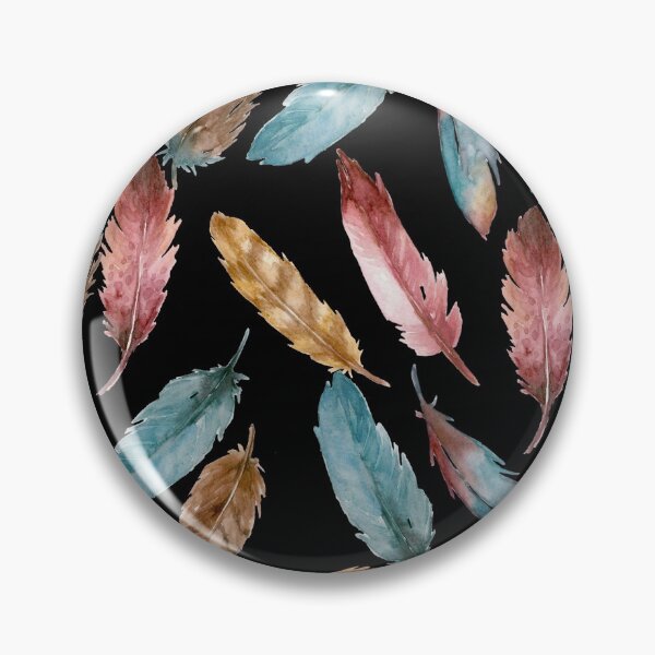 Item preview, Patrón de plumas hipster designed and sold by Beatific Art Dv.