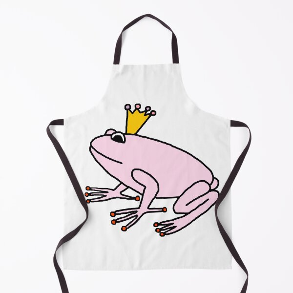 Item preview, Pink Frog Wearing Crown on a transparent background designed and sold by ellenhenry.