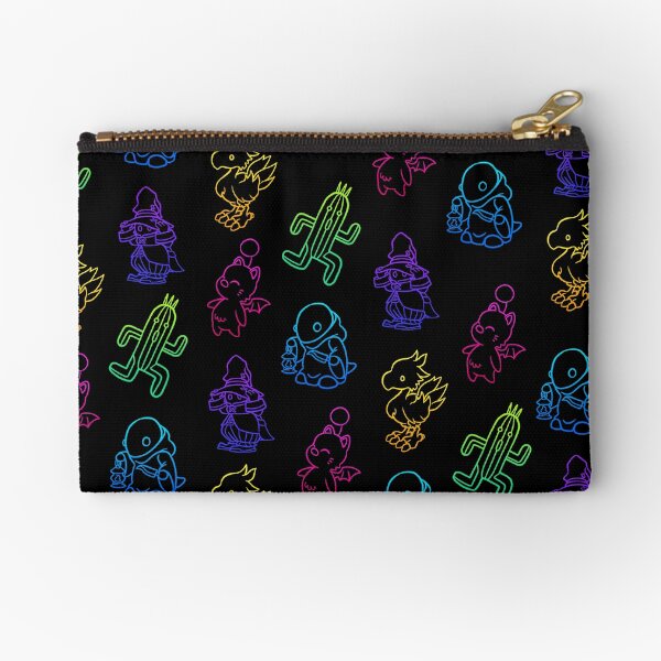 Final Fantasy Outlines Zipper Pouch