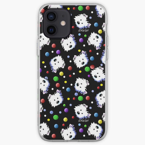 KiniArt Westie Confetti iPhone Soft Case