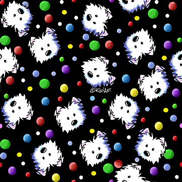 Artwork thumbnail, KiniArt Westie Confetti by KiniArt