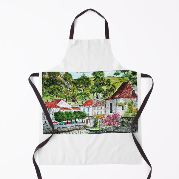 Item preview, Brantome , Perigord Vert France ( Watercolour ) designed and sold by Irene  Burdell.