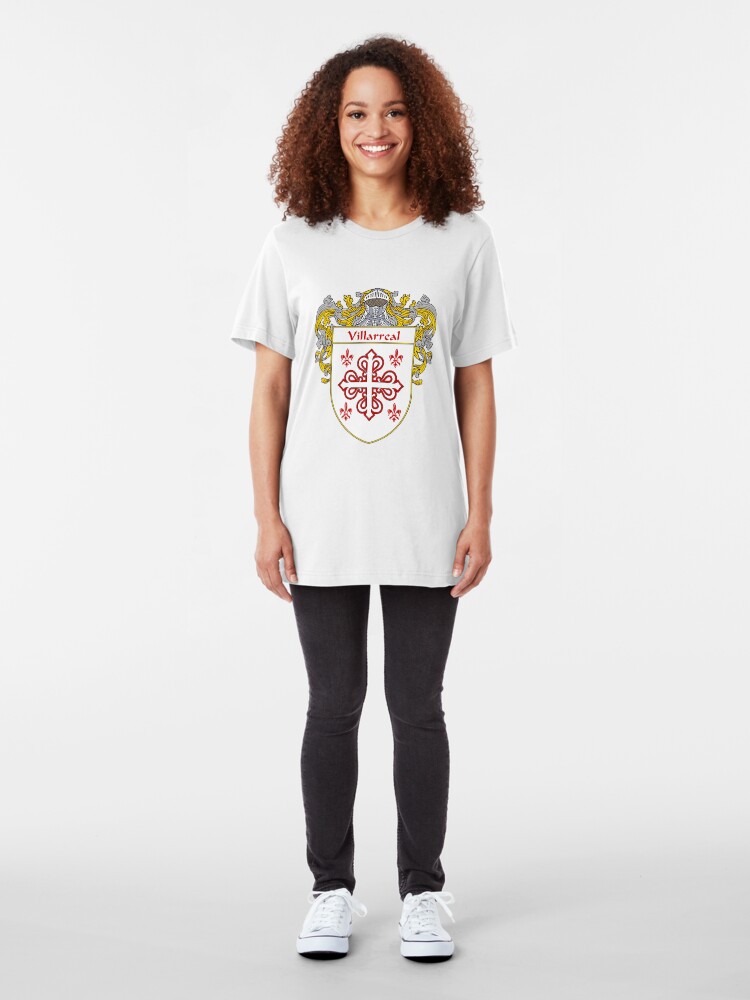 "Villarreal Coat of Arms/Family Crest" T-shirt by ...
