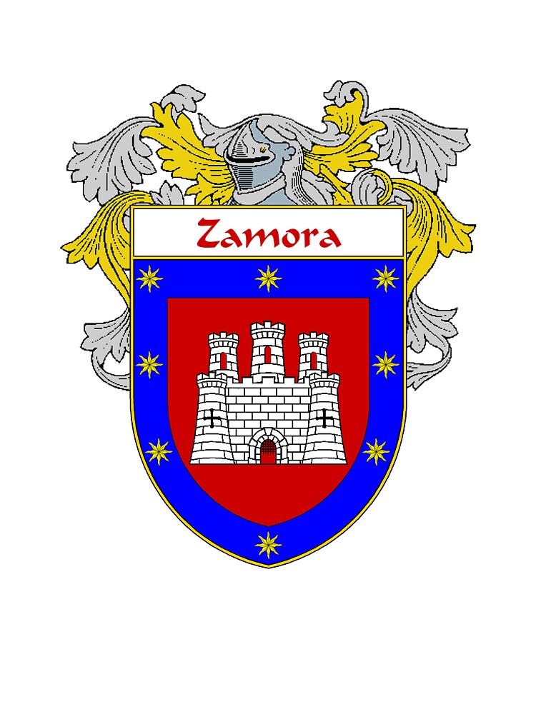 "Zamora Coat of Arms/Family Crest" Canvas Print by carpediem6655