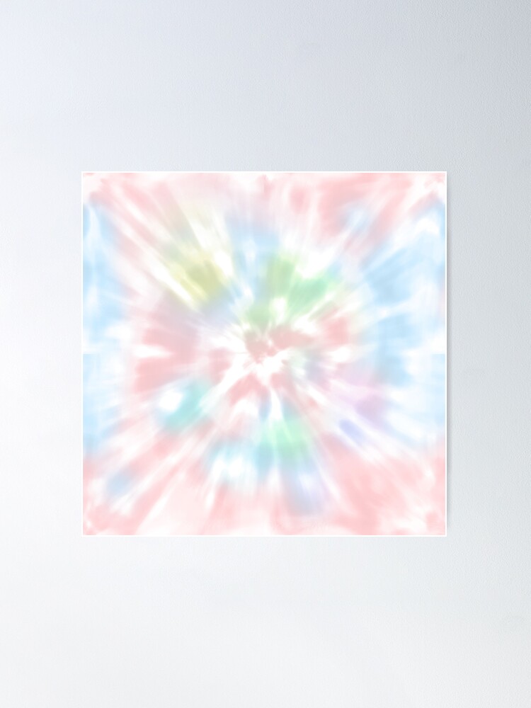 Pastel rainbow aesthetic super cute tie dye shirt pink yellow and blue