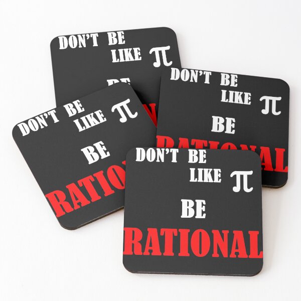 Item preview, Don't Be Like Pi - Be Rational designed and sold by MS Prints.