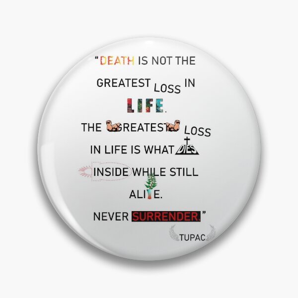 Item preview, Tupac's Words of Wisdom designed and sold by LifeOrganizers.