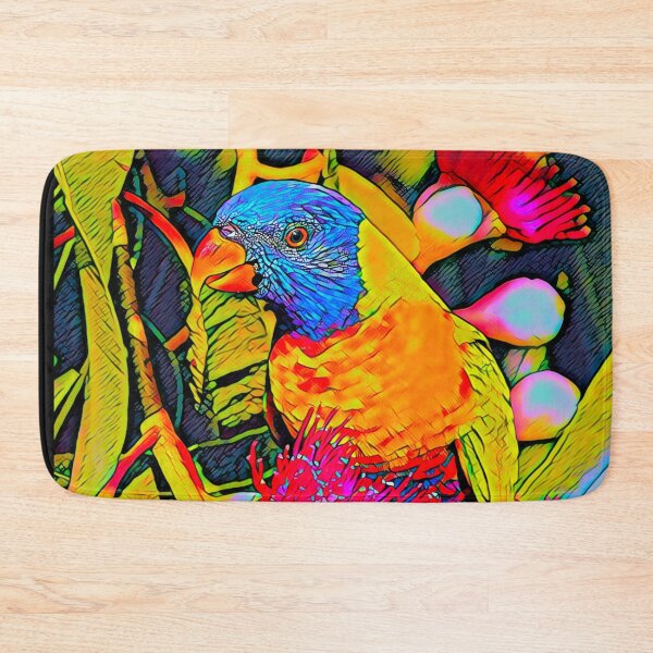 Item preview, Australian Rosella. Beautiful colourful Parrot bird.  designed and sold by NatanDesigns.