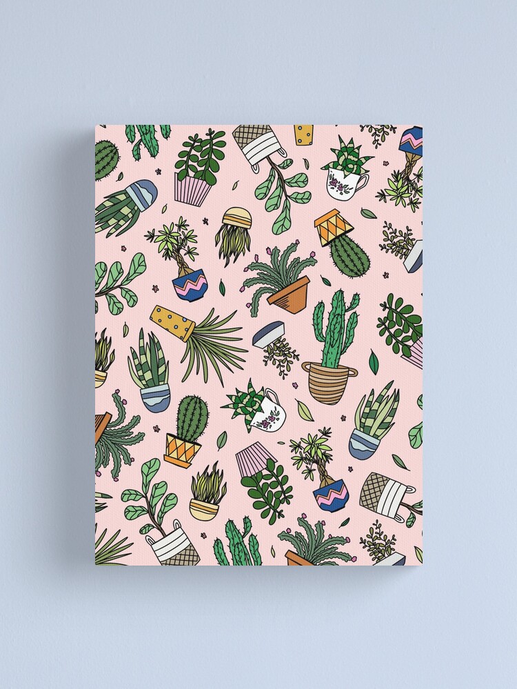 Thumbnail 2 of 3, Canvas Print, House Plants designed and sold by ffunshop.