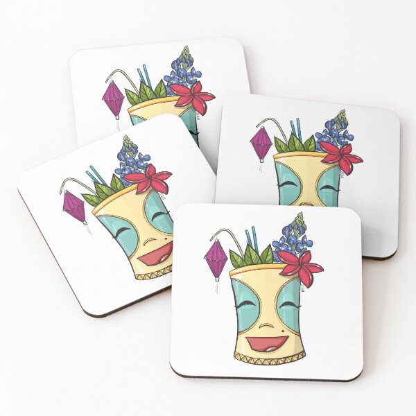 Item preview, Bonnie Tiki Cocktail designed and sold by MakikoMoe.