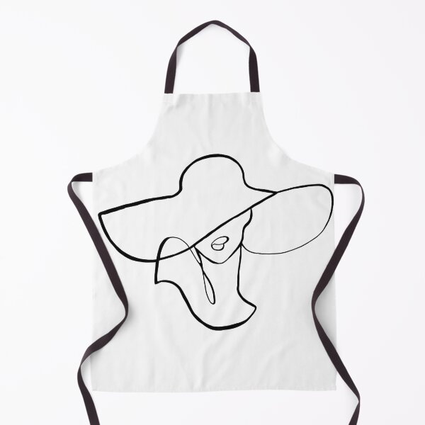 Item preview, Woman in hat line art designed and sold by Daezha Kirk.