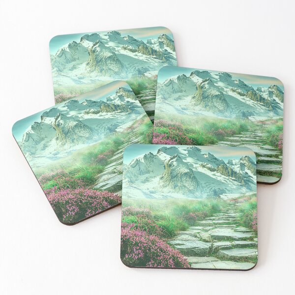 Item preview, Green mountains covered with ice designed and sold by wootee-designer.
