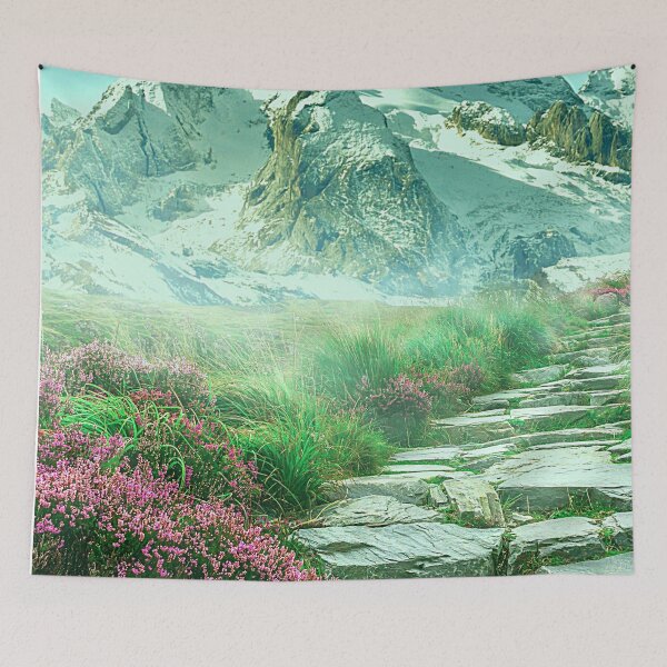 Item preview, Green mountains covered with ice designed and sold by wootee-designer.