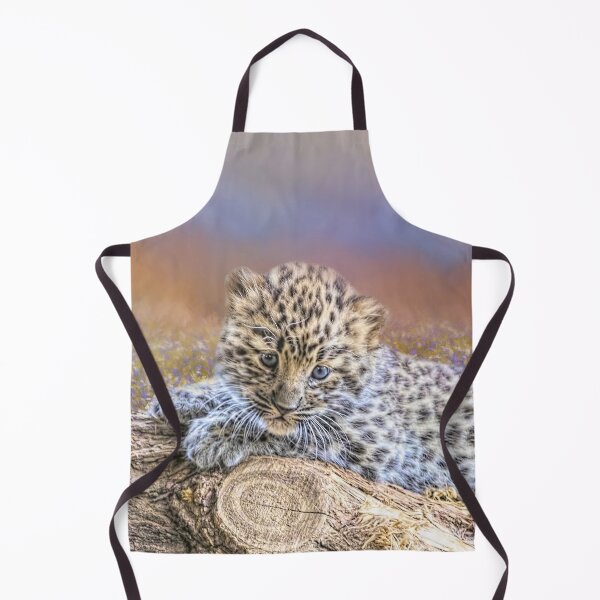 Aperçu de l'œuvre Amur Leopard Cub créée et vendue par Elisabeth Lucas.