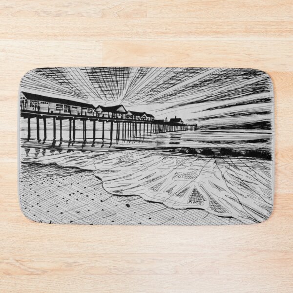 Item preview, Southwold Pier at Sunset Ink Sketch designed and sold by Tom Crittenden.