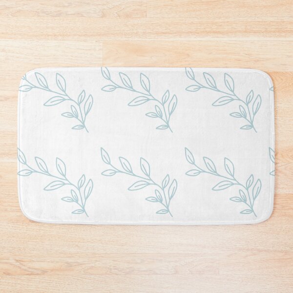 Item preview, Aesthetic Mint Green Handrawn Leaf designed and sold by millafrlan.