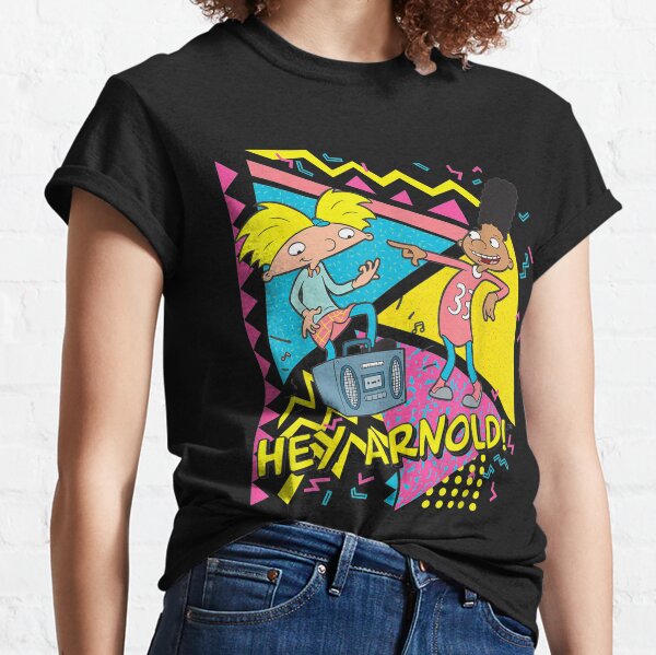 Nickelodeon Hey Arnold 90's Party Poster  Classic T-Shirt