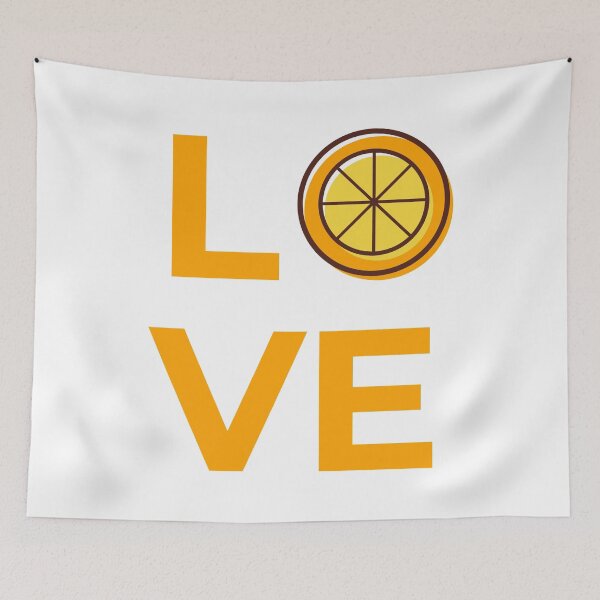 Item preview, Love Orange Fruit Slice designed and sold by Sweevy Swag.