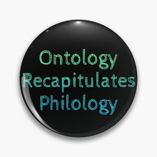 Item preview, Ontology recapitulates philology designed and sold by SignumStore.